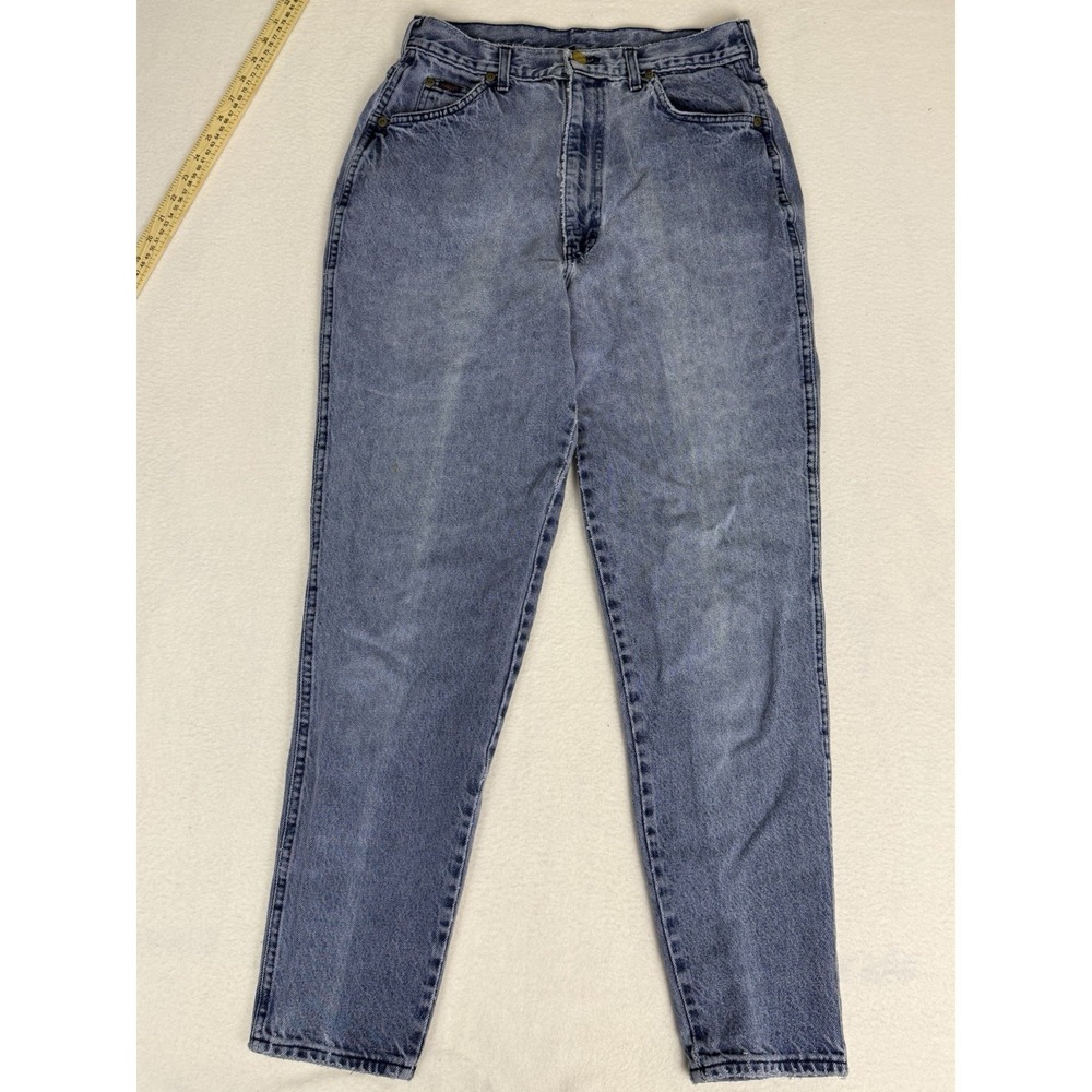 Vintage Chic Jeans Made in USA Womens‎ 16 Tall High Waist Tapered Mom Blue Wash